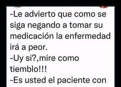 Enlace a Con pacientes así no se puede...