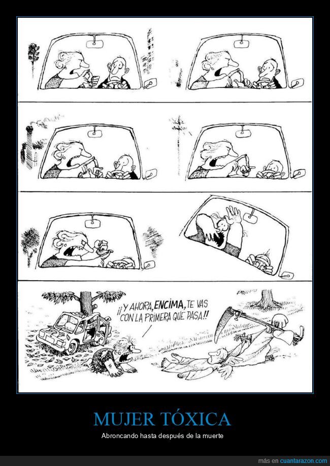 pareja,coche,la muerte