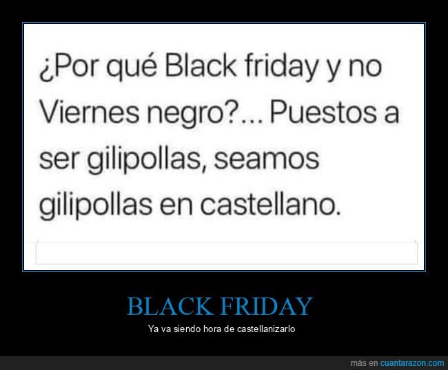 black friday,castellano