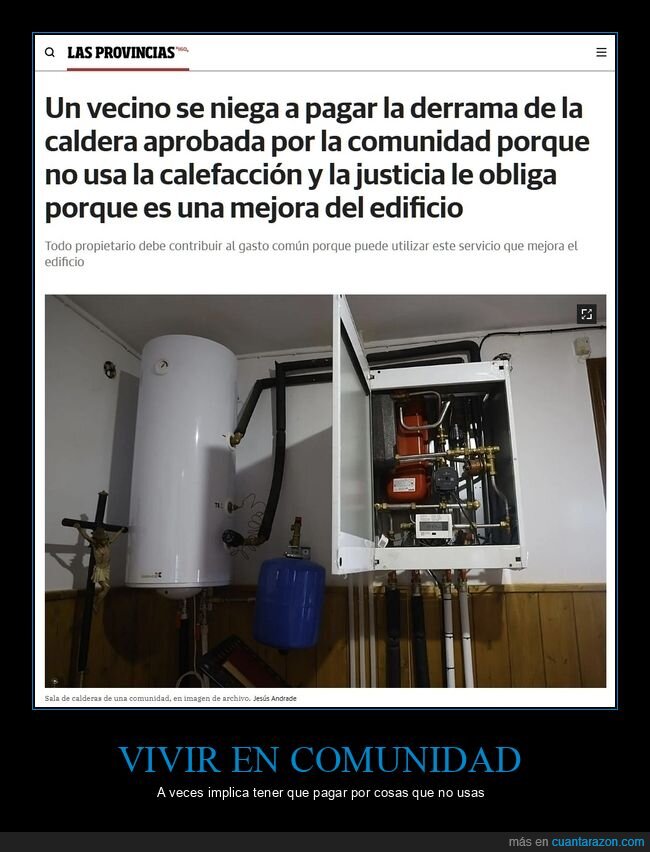 vecino,pagar,derrama,caldera