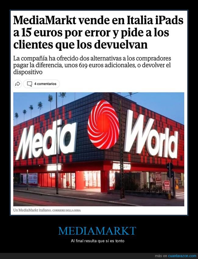 devolver,ipad,mediamarkt,precio