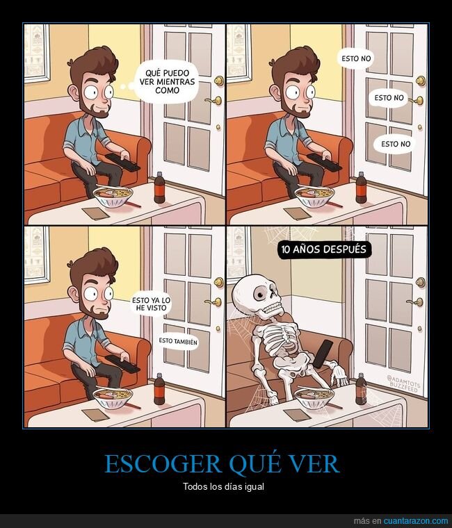 ver,comer,escoger
