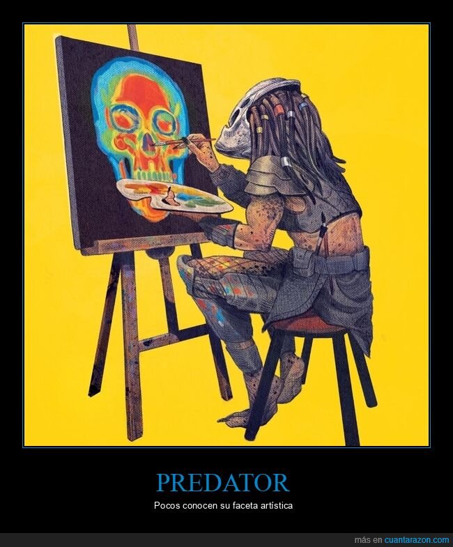 depredador,pintando