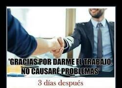 Enlace a Durante la entrevista VS Cuando ya te han contratado