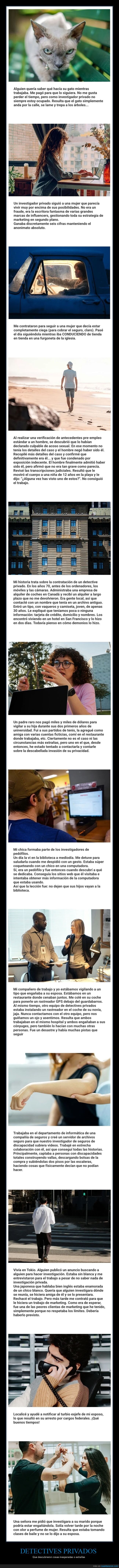 detectives privados,casos