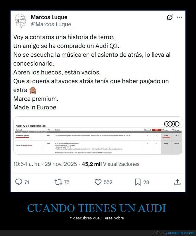 audi,latavoces,pagar