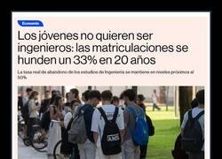 Enlace a La ingeniería ya no interesa