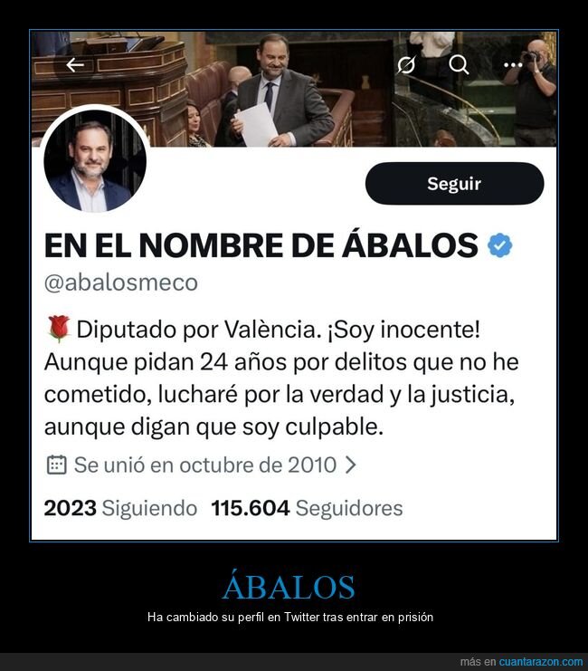 ábalos,twitter,prisión