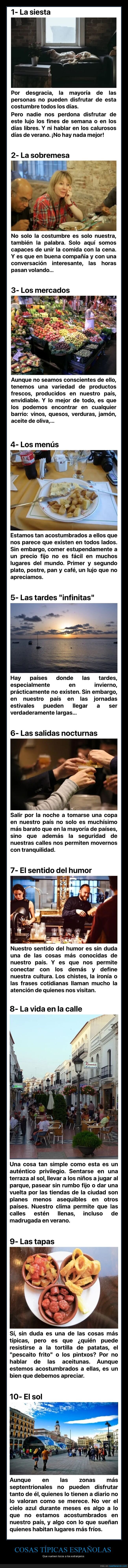 cosas típicas,españa,extranjeros