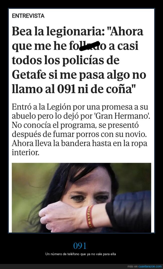 091,bea la legionaria,policía