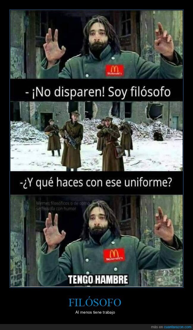 el pianista,filósofo,hambre,mcdonald's