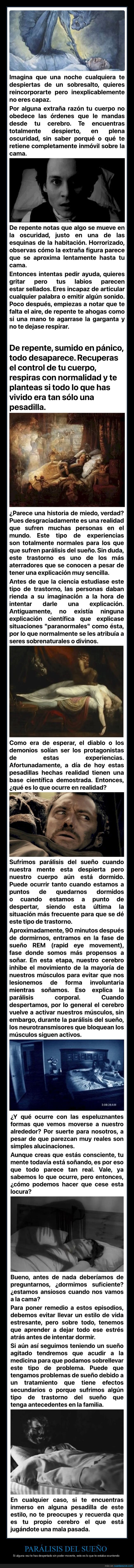 parálisis del sueño,despertarse,moverse