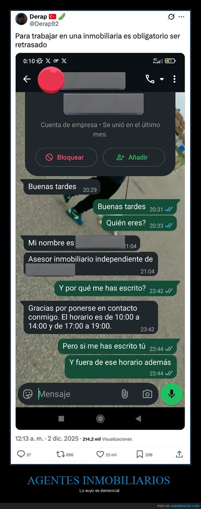 horario,inmobiliaria,whatsapp