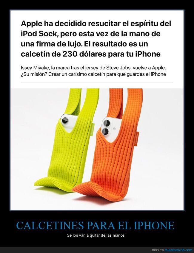 apple,calcetín,iphone