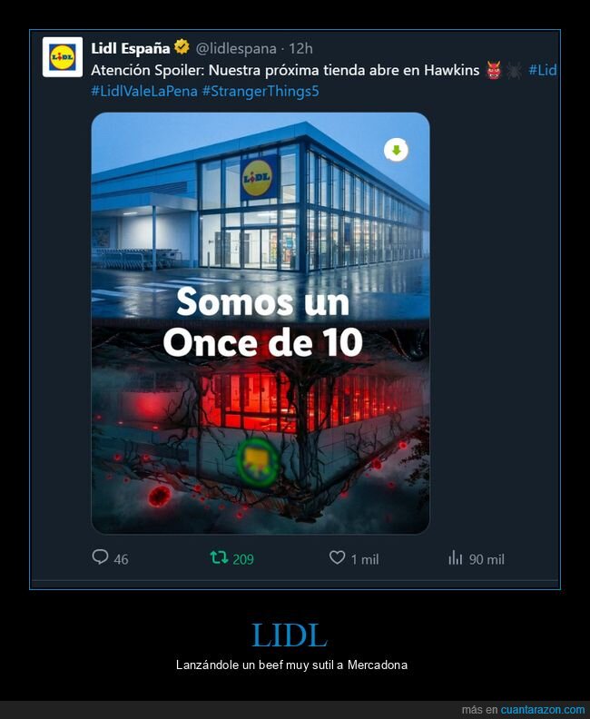 lidl,mercadona,stranger things