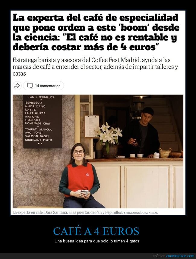 café,precio