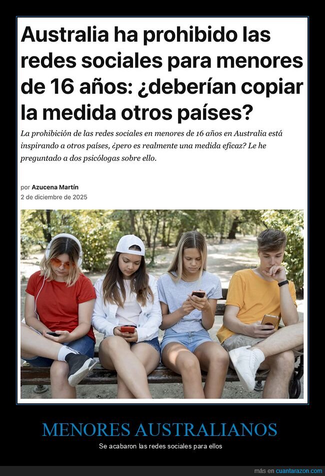 australia,menores,prohibir,redes sociales