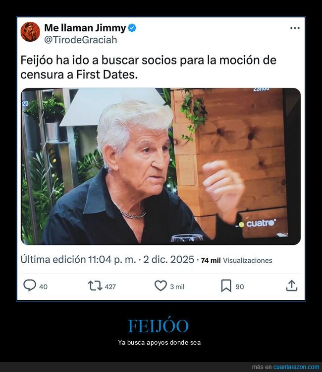 feijóo,first dates,parecidos,políticos