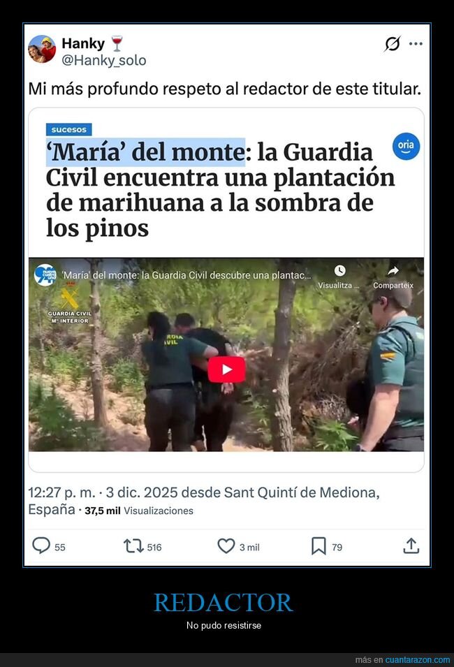 guardia civil,maría,maría del monte