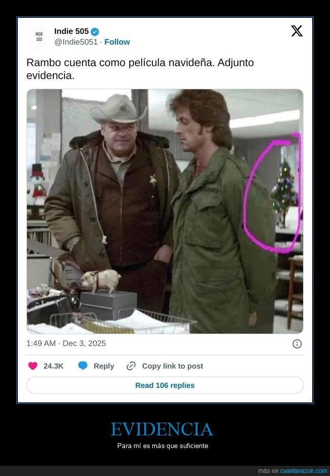 rambo,pel&iacute;cula navide&ntilde;a