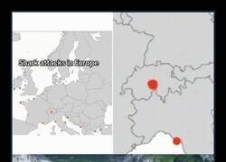 Enlace a Mapa de ataques de tiburón en Europa