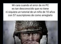 Enlace a Error irresoluble