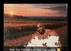 Enlace a Pasando de terminar el puzzle