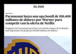 Enlace a Paramount y Netflix peleando por Warner