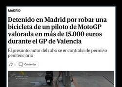 Enlace a Robó la bicicleta equivocada