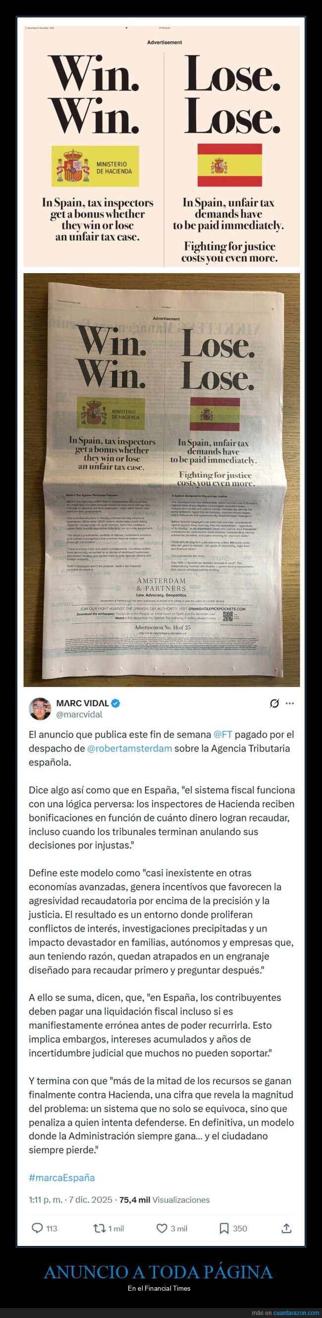 anuncio,financial times,españa,hacienda