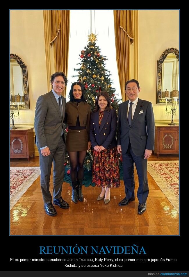 justin trudeau,katy perry,fumio kishida,yuko kishida