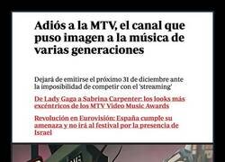 Enlace a Este será el último año de la MTV