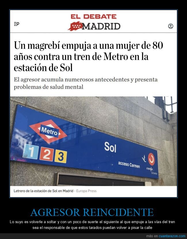 empujar,metro,anciana