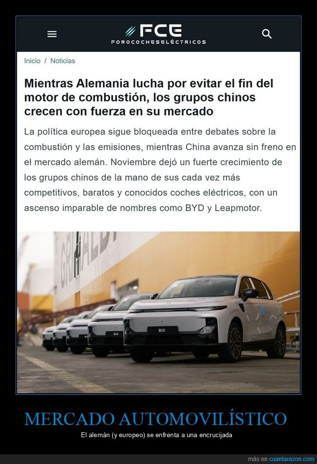 coches eléctricos,combustión,coches,alemania,china
