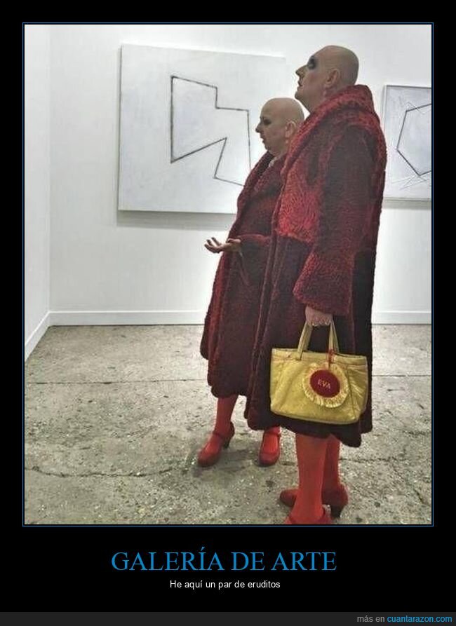 galería de arte,personajes