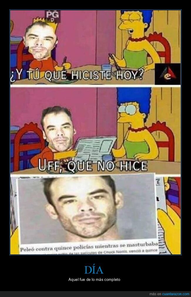 hacer,pelear,policía,simpsons