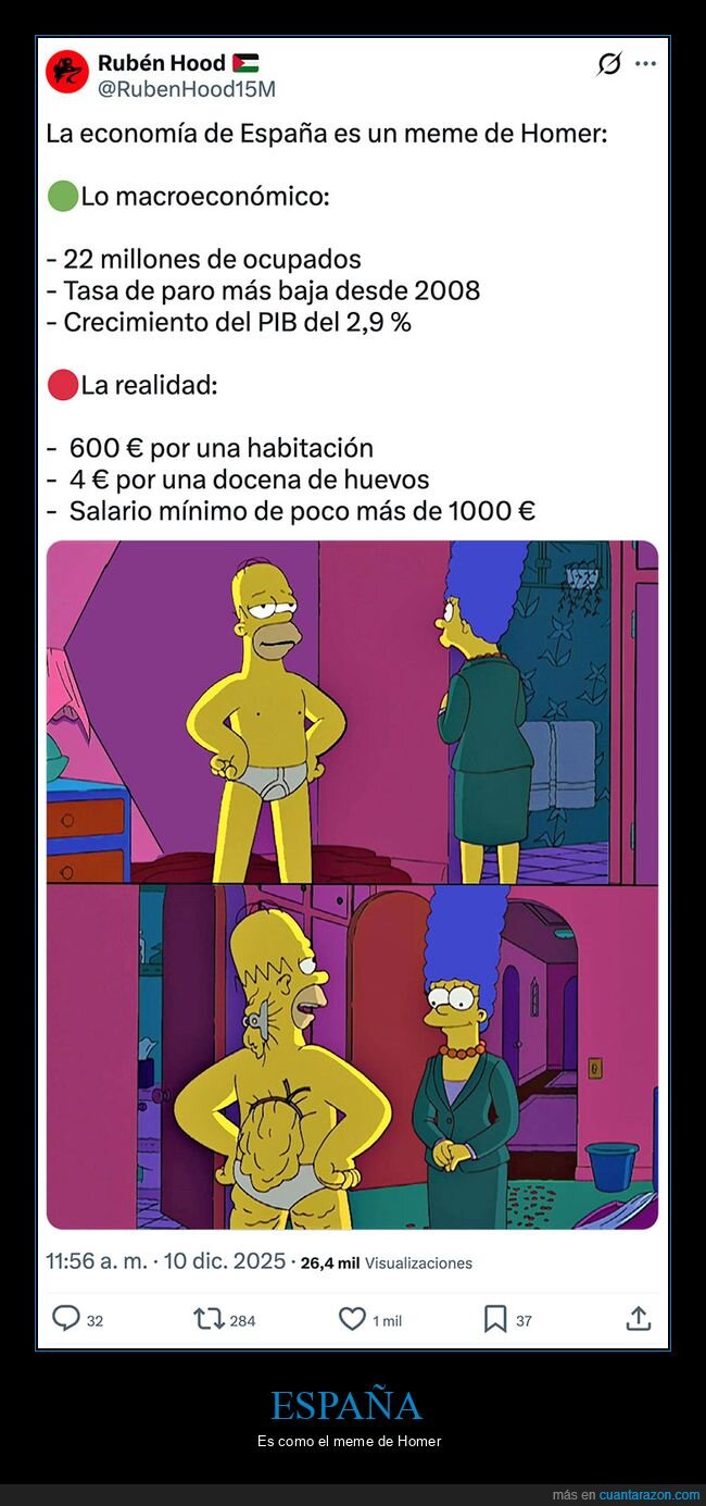 economía,españa,homer,simpsons