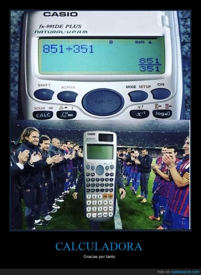 calculadora,división