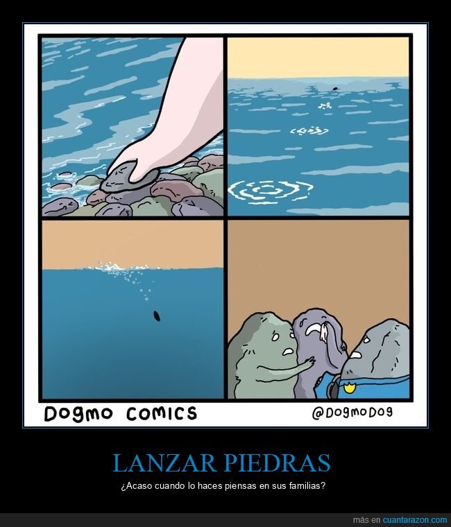 piedra,lanzando