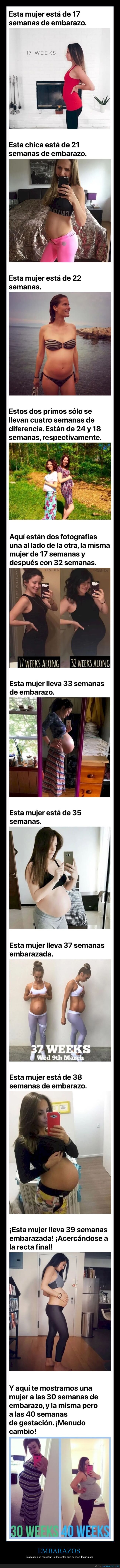 embarazos,diferentes