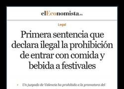 Enlace a Los festivales ya no podrán prohibir entrar con comida y bebida de fuera