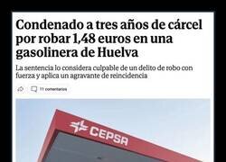 Enlace a A la cárcel por menos de euro y medio