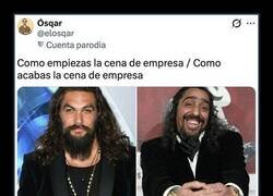 Enlace a Típico de las cenas de empresa