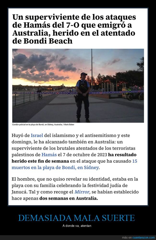 bondi beach,australia,superviviente,herido