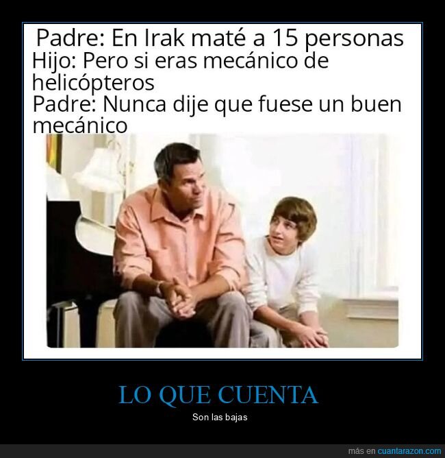 padre,hijo,irak,mec&aacute;nico,helic&oacute;pteros