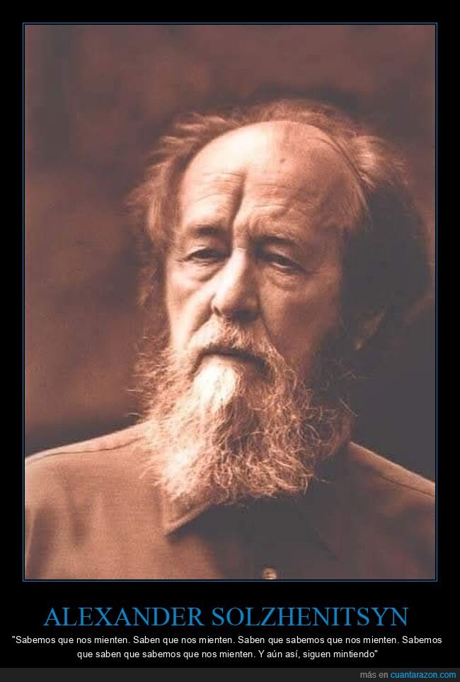 alexander solzhenitsyn,mentiras