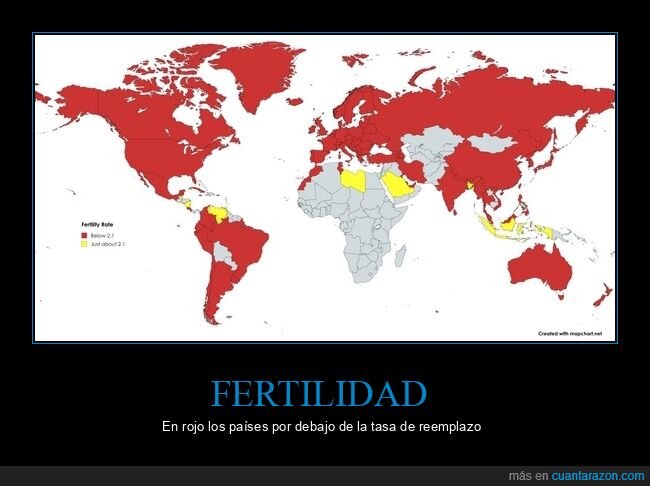 fertilidad,pa&iacute;ses,mapas