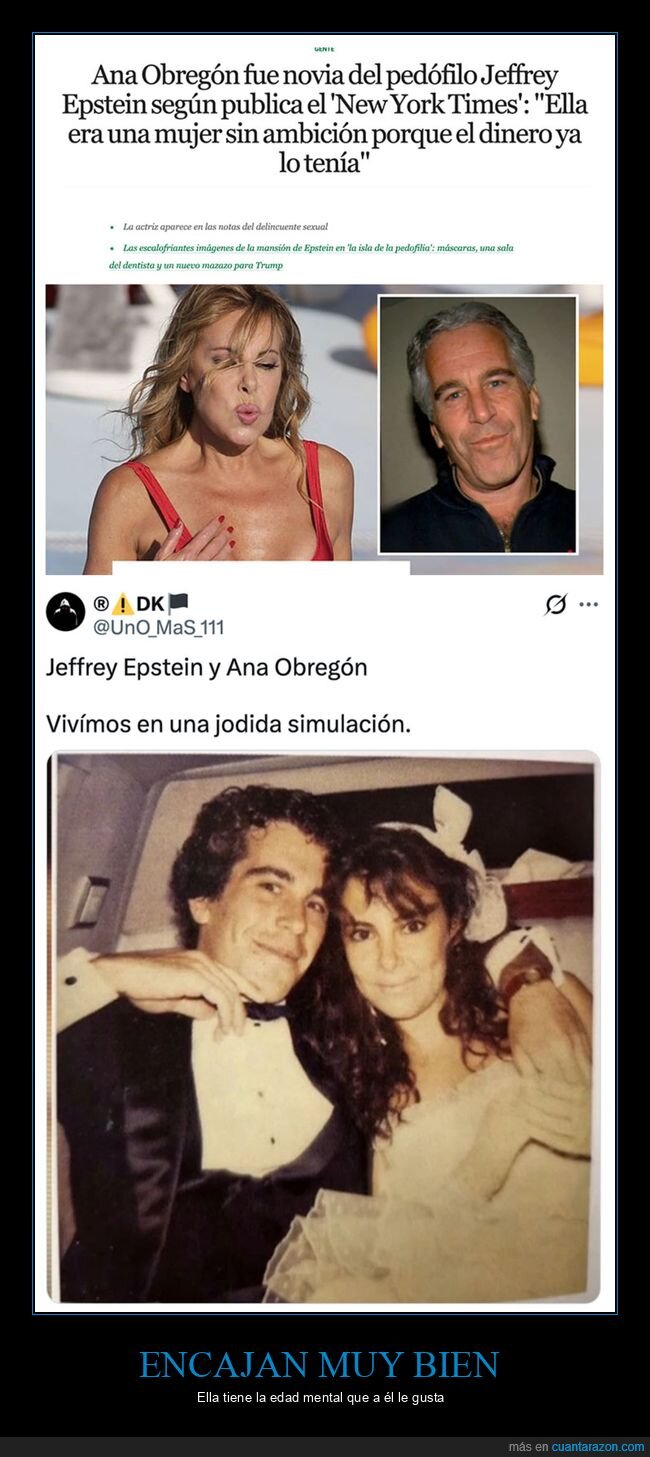 ana obreg&oacute;n,jeffrey epstein,novia