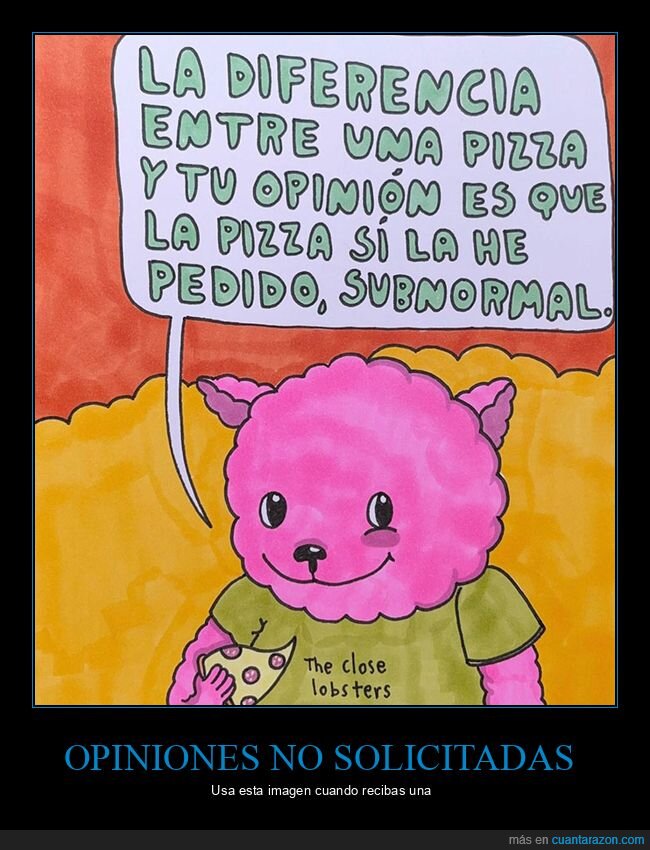 opini&oacute;n,pedir,pizza