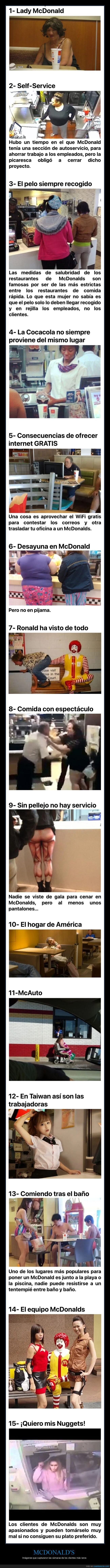 mcdonald's,clientes,raros